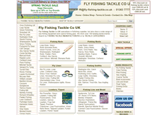 Tablet Screenshot of fly-fishing-tackle.co.uk